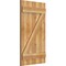 Ekena Millwork Joined Board-n-Batten Shutters w/Z-Bar, Rough Sawn Western Red Cedar, 21 1/2W x 38H, PR RBJ06Z21X038RWR - alternate 4